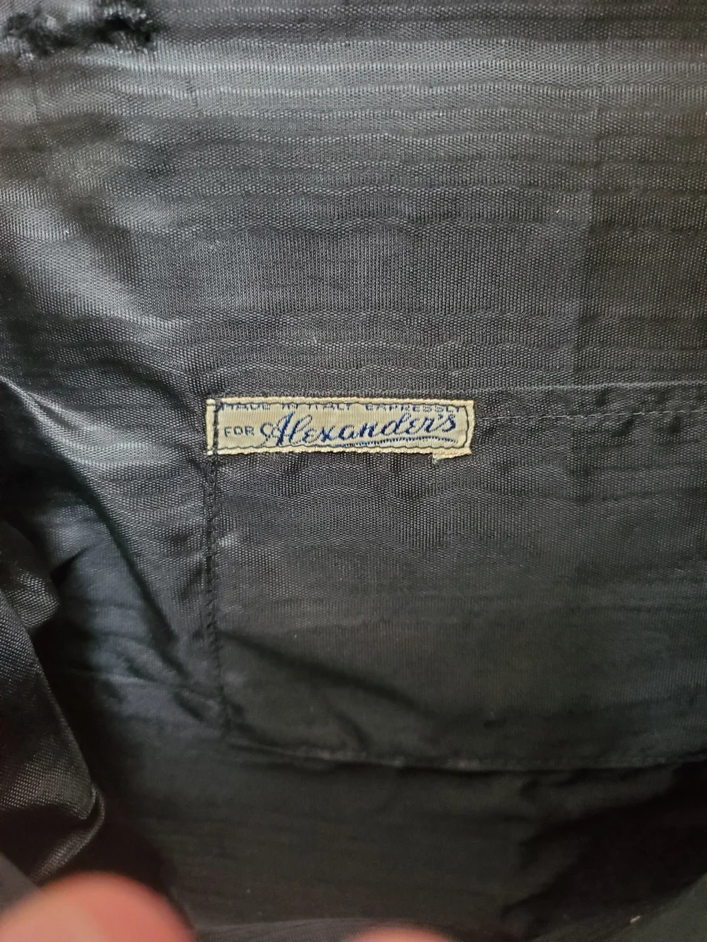 Vintage Alexander's Black Clutch
